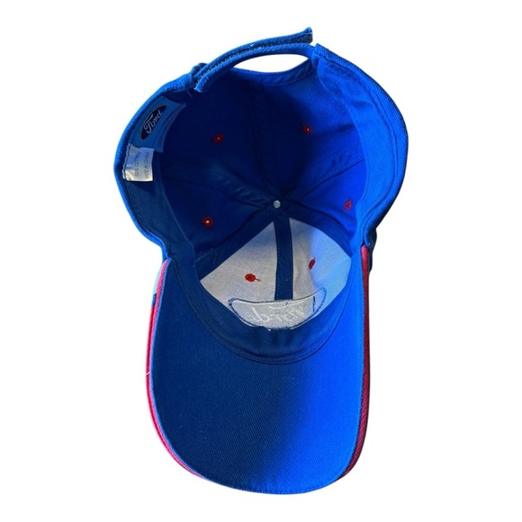 Ford Hat Cap Mens Blue Adjustable Shark tooth Racing  Adult - Picture 6 of 8